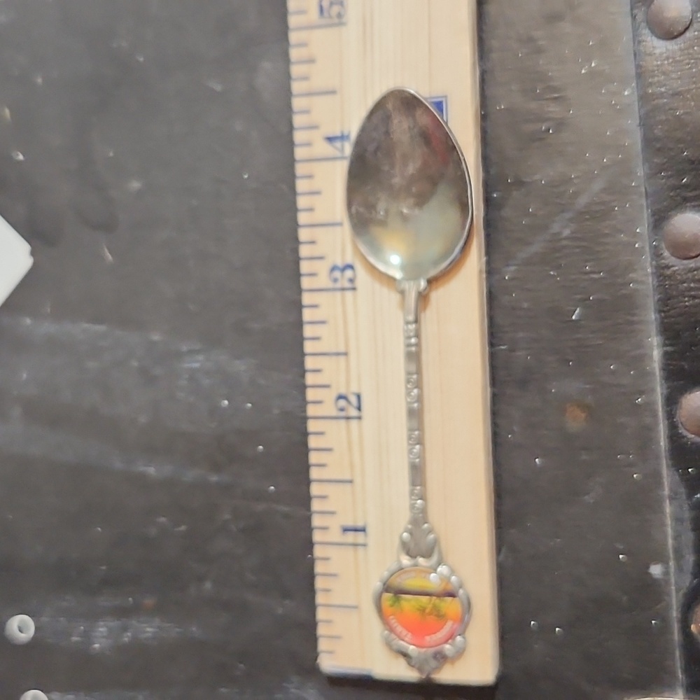 BORA BORA Tahiti Souvenir Spoon Silver Plated - Picture 9 of 9